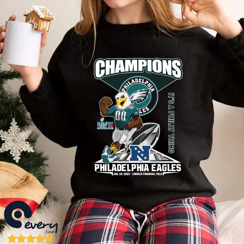 Official NFL Philadelphia Eagles NFC Champions LVII Super Bowl 2023 It’s A Philly Thing t-shirt