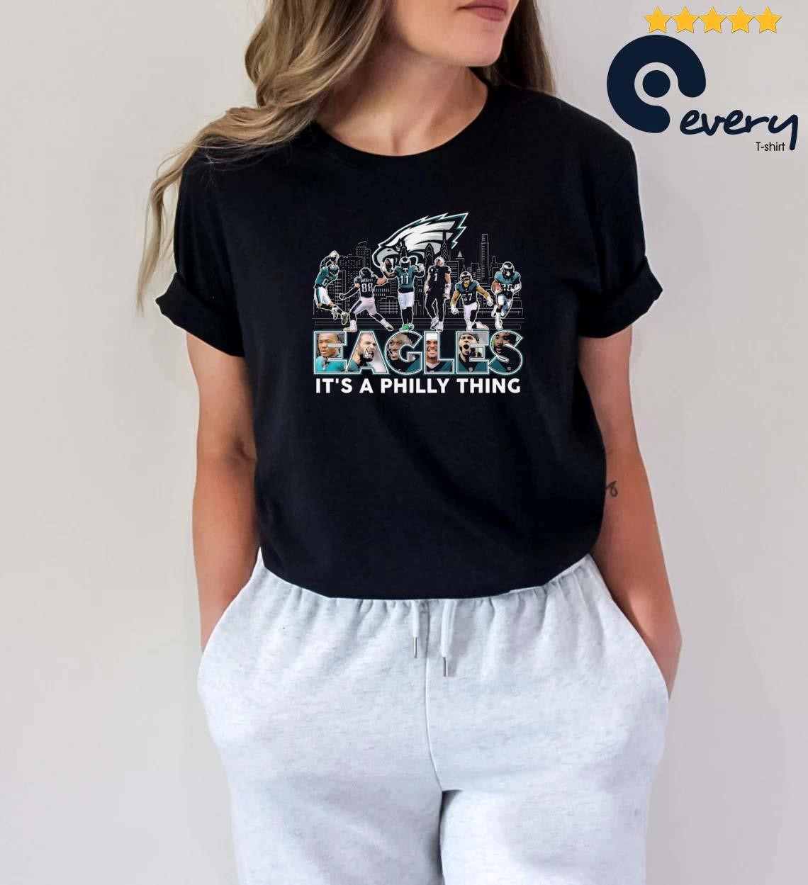 Philadelphia Eagles Player Skyline It_s A Philly Thing shirt