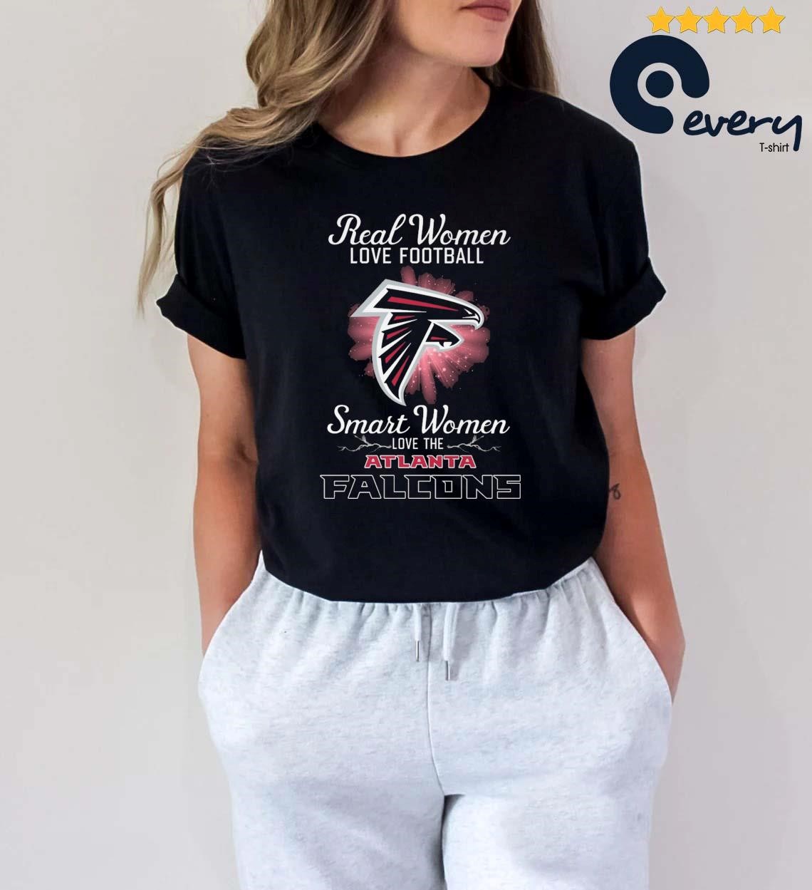 Real women love football smart women love the Atlanta Falcons 2023