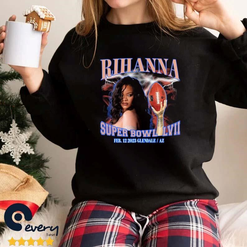 Rihanna Football Super Bowl LVII American Football Feb 12 2023 Shirt