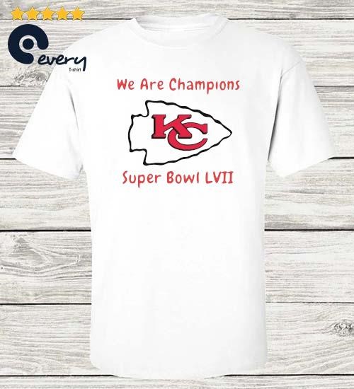 We Are Champions Super Bowl LVII Kansas City Chiefs Shirt