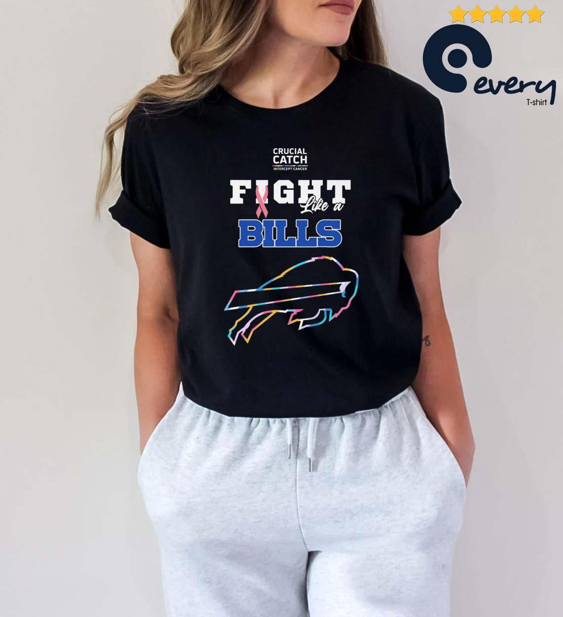 Buffalo Bills Crucial Catch Intercept cancer 2023 shirt, hoodie, sweater,  long sleeve and tank top