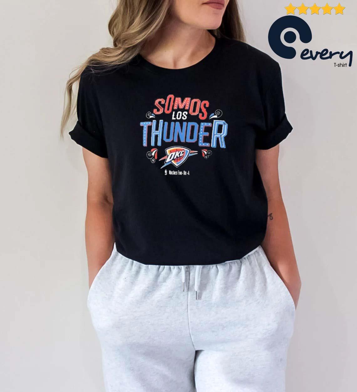 Official Nba Thunder Official Okc Thunder Somos Los Thunder Shirt