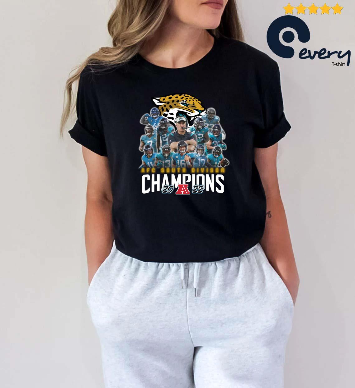 Jacksonville Jaguars 2022 AFC South Division Champions T-shirt