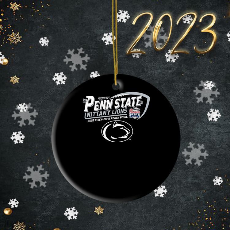 Official Pitt Panthers Chick-Fil-A Peach Bowl 2021 Ornament